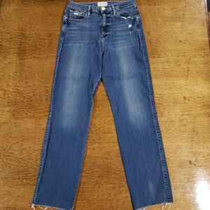 FRAME Le Sylvie Slender Straight Stretch Jean Size 28